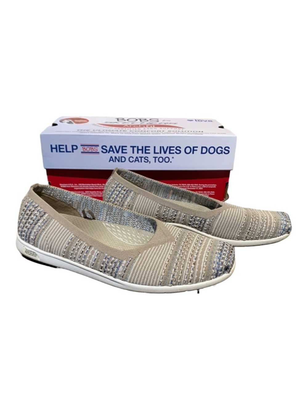 Women’s Skechers BOBS Plush-Clover Bay Flats Size 6